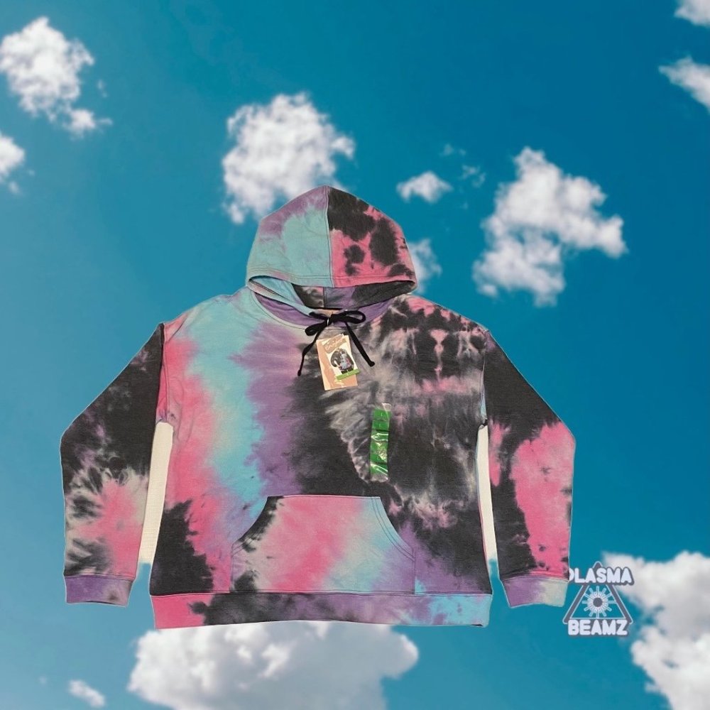 Brushed Reverse Tie-Dye Hoodie L